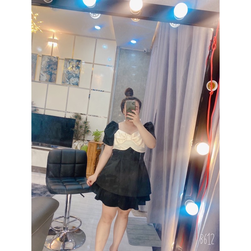 Sét áo nơ #bigsize 60kg đến 90kg
