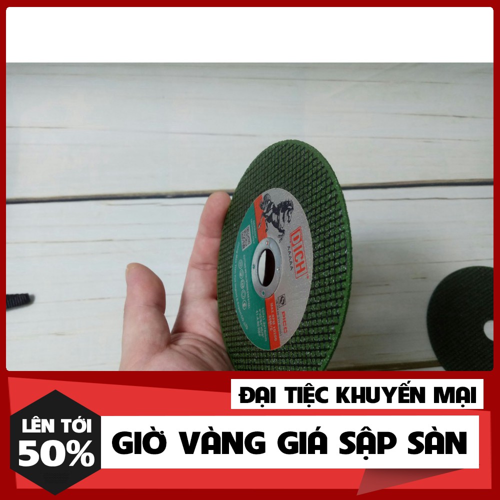 [HÀNG CHÍNH HÃNG] [ ẢNH THẬT]   ĐÁ CẮT 100MM NGỰA XANH 1 HỘP 50 VIÊN  [CHO KHÁCH XEM HÀNG]