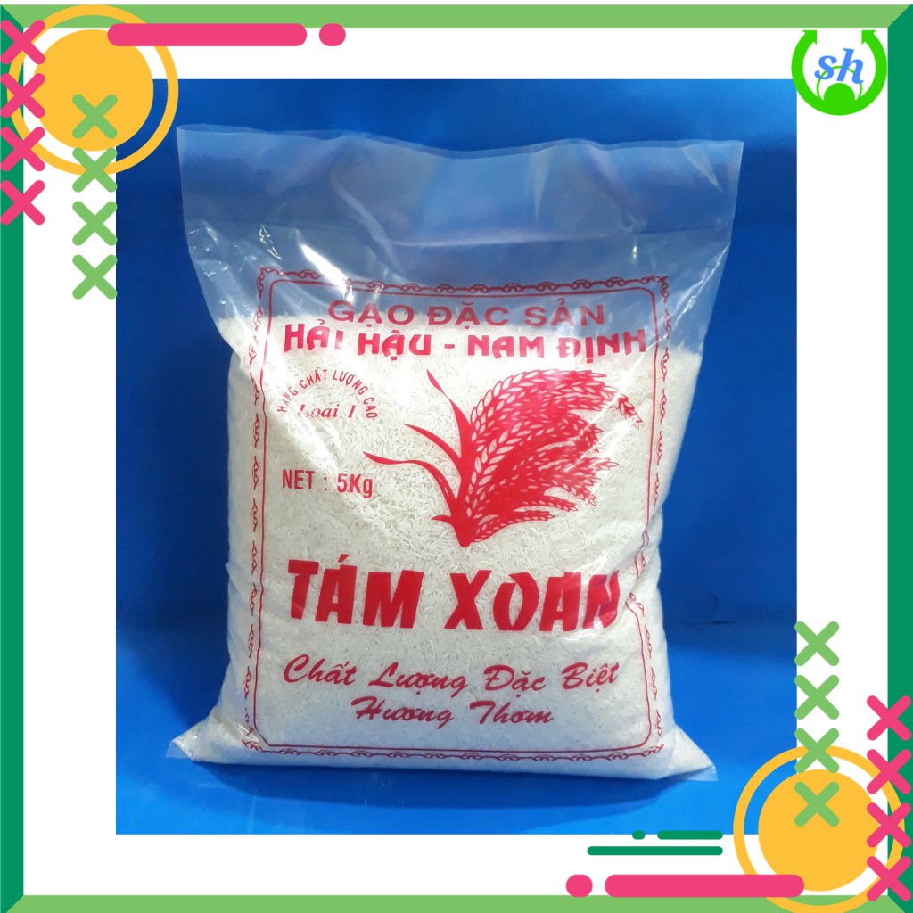 Gạo tám xoan Hải Hậu(NĐ) - 5kg-10KG