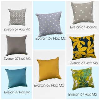 RUỘT GỐI VÀ VỎ GỐI TỰA EVERON 45*45