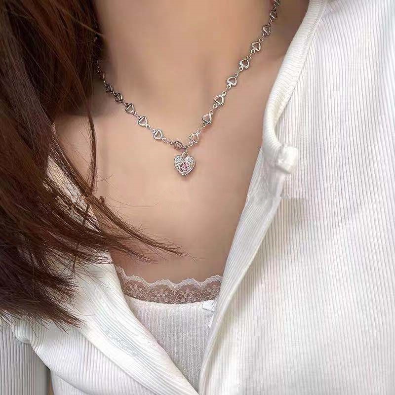 Dây Chuyền Thép Titan Không Phai Màu Sáng Kiểu Dáng Sang Trọng Thời Trang Mùa Hè Cho Nữ