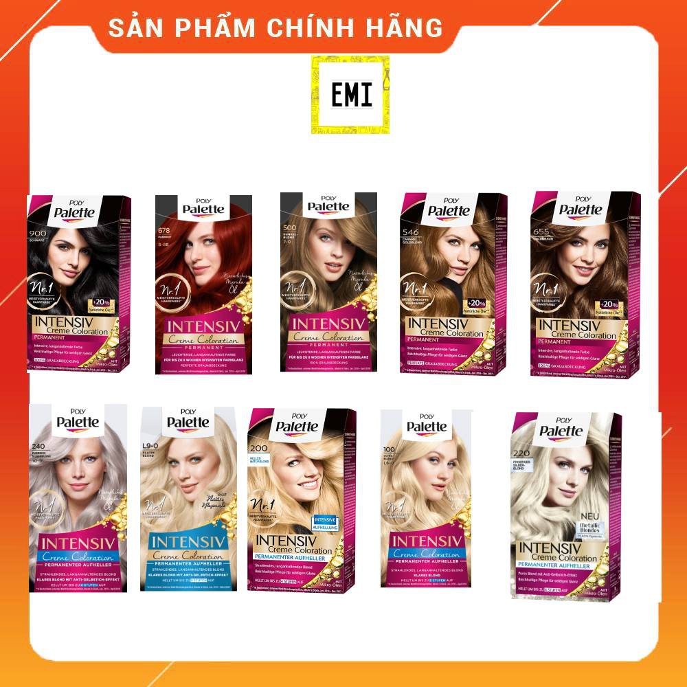 Thuốc nhuộm tóc Palette của Đức - Hàng chuẩn Đức