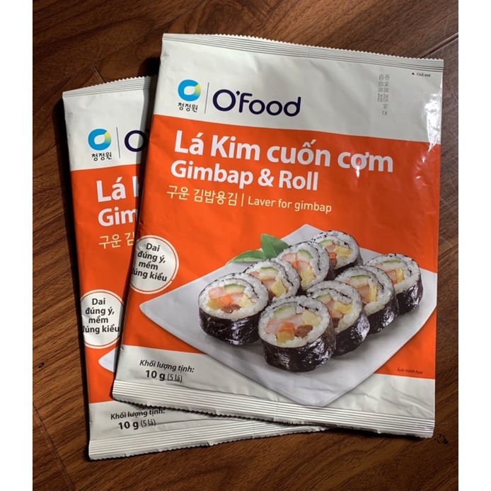 Lá rong biển  cuộn cơm Gimbap & Roll hàng Việt Nam phân phối