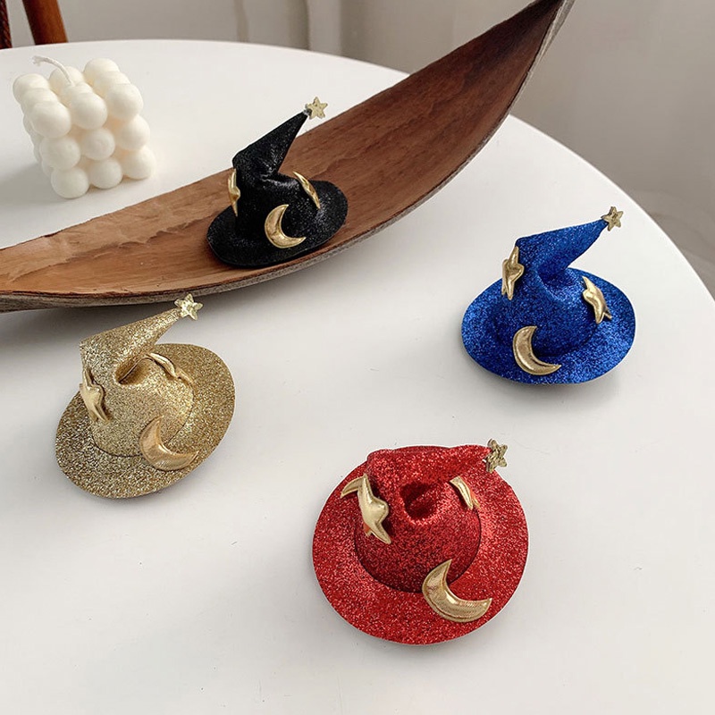 Kẹp tóc hình nón phù thủy