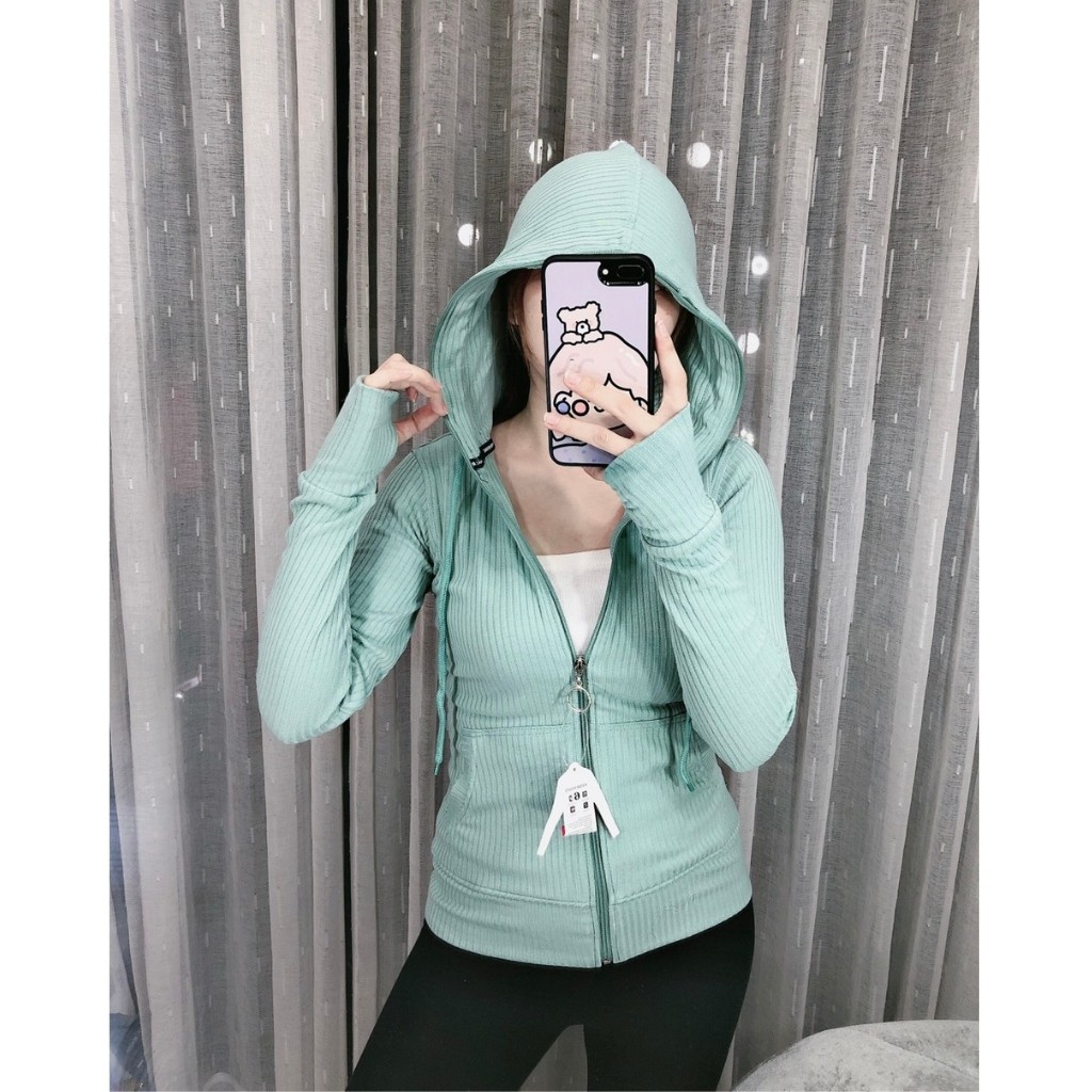 Áo khoác nữ Thun Gân giá rẻ, chống nắng, nhiều màu dưới 55kg SUPER BULL - AK001 | BigBuy360 - bigbuy360.vn