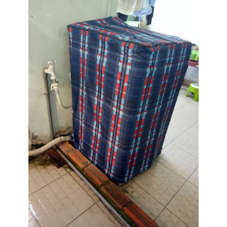 Áo trùm máy giặt cửa trước 7kg bằng vải dù
