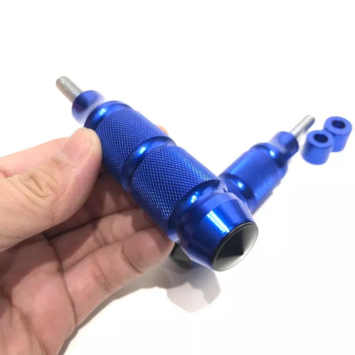Gù chống đổ xe máy sau tròn - chống đổ sau xe máy nhôm CNC