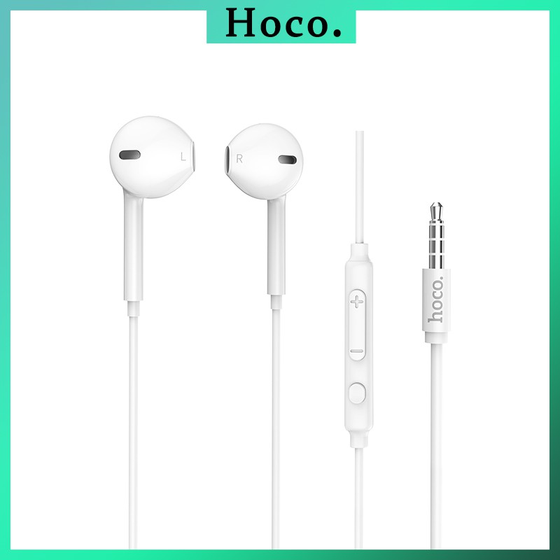 TAI NGHE ÂM THANH HAY HOCO M55 NHÉT TAI DÂY CÓ MIC JACK 3.5mm cho Điện Thoại IPhone Android