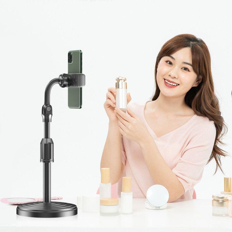 Giá Đỡ Điện Thoại Live Stream Xem Phim Học online Quay 360 Độ K003
