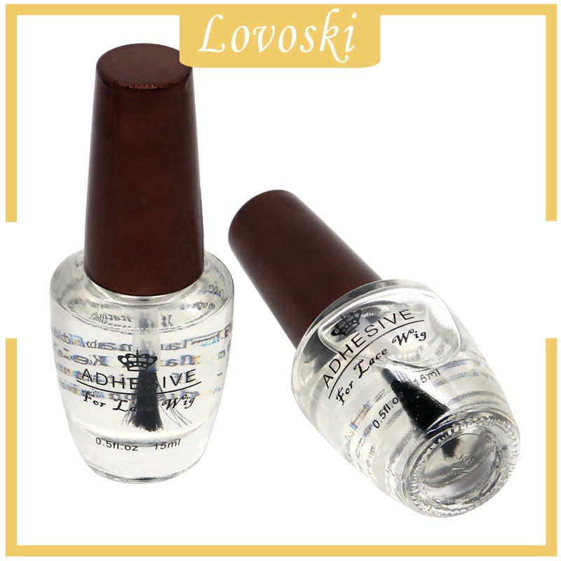 Keo Dán Tóc Giả Chống Thấm Nước 0.5 oz. 15ml Kèm Cọ