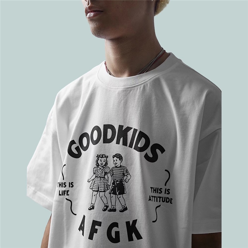 Áo Thun Tay Ngắn In Chữ Thời Trang Cho Nam Nữ