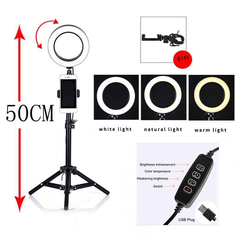 Đèn tròn chụp ảnh sản phẩm 15 / 6inch có đèn LED
