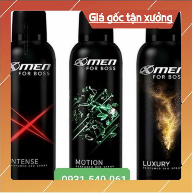 XMEN_ XỊT KHỬ MÙI XMEN FORBOSS 150ML ĐỦ MÙI HƯƠNG.