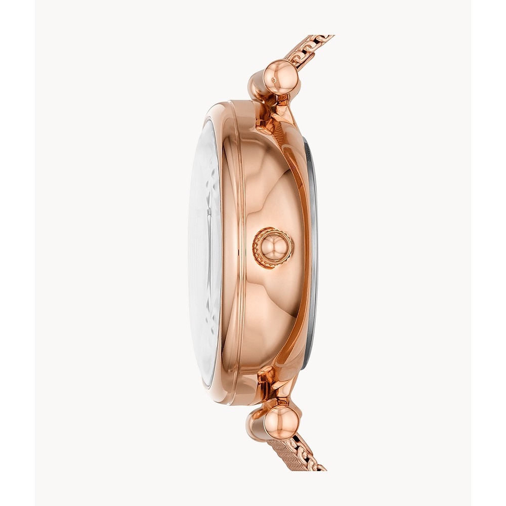 Đồng hồ nữ Fossil ME3188 Automatic, dây thép không gỉ, chống nước 5 ATM, size 28mm, hàng chính hãng