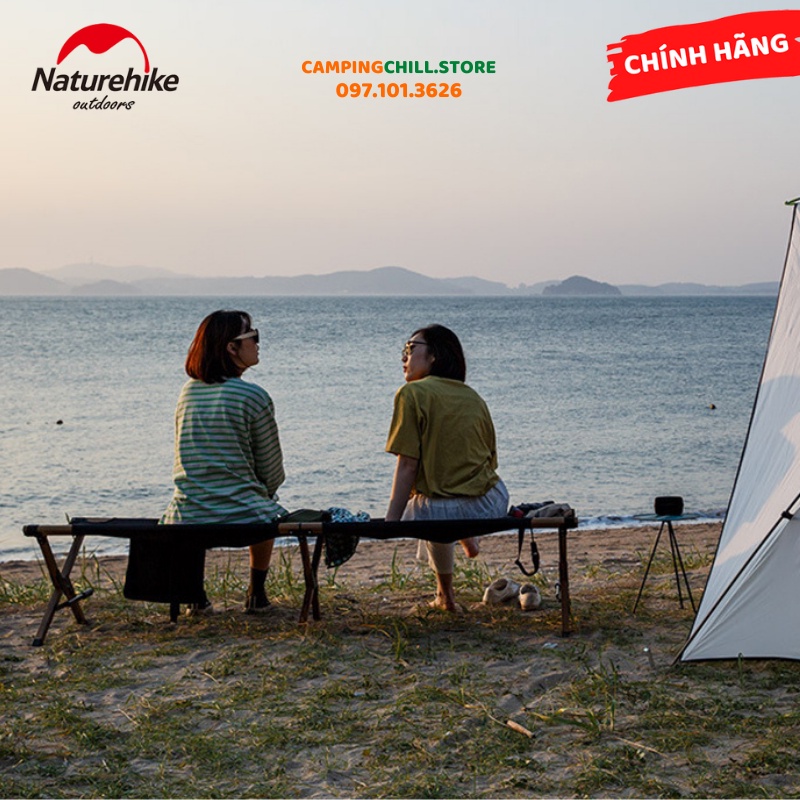 GIƯỜNG ĐƠN GẤP GỌN KHI ĐI DÃ NGOẠI, CẮM TRẠI NATUREHIKE NH19X003-C