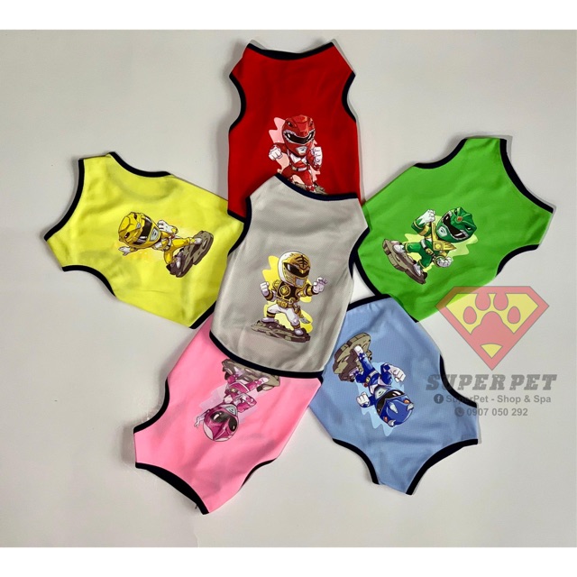 ÁO THÚ CƯNG IN HÌNH SIÊU NHÂN CỰC NGẦU GIÁ RẺ NHẤT ĐỒNG GIÁ XXS - L