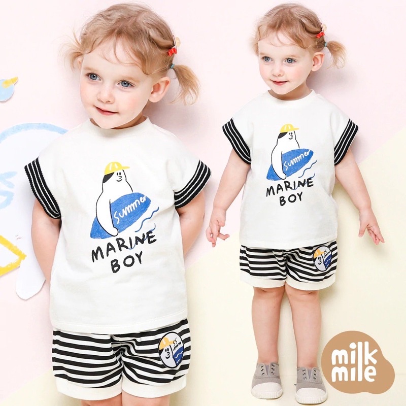 Bộ MilkMile xuất Hàn dư xịn bé trai/bé gái