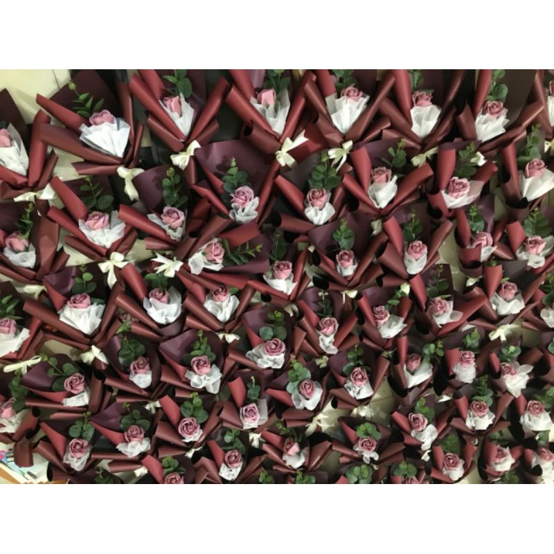 Hoa sáp bó 1 bông sang chảnh