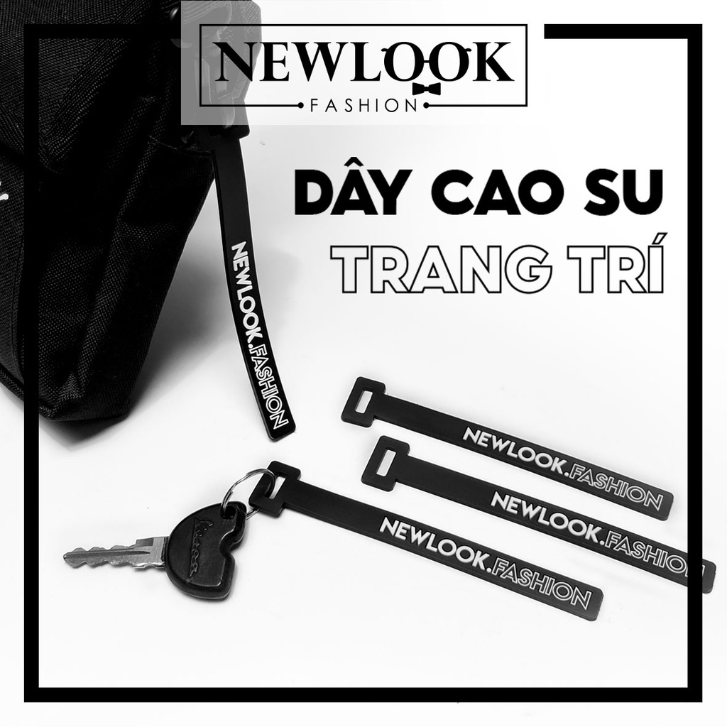 ★ DÂY CAO SU THỜI TRANG NEWLOOK.FASHION DÙNG LÀM MÓC CHÌA KHÓA, TRANG TRÍ TÚI, MÓC TÚI XÁCH