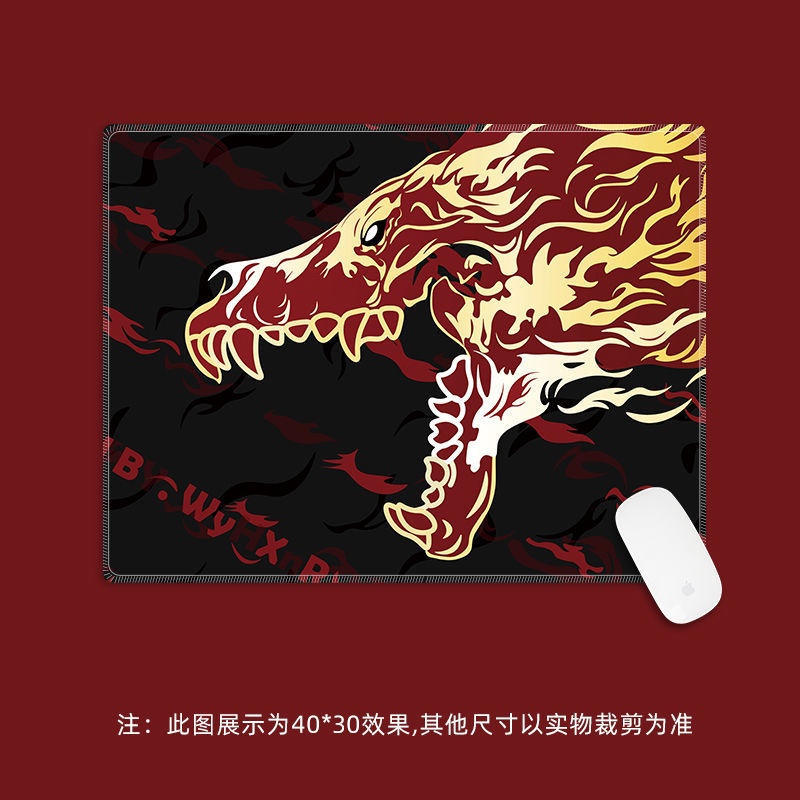 CSGO printing set mouse pad medium and small wild lotus fps game e-sports keyboard pad two Simoff wrist brace customization