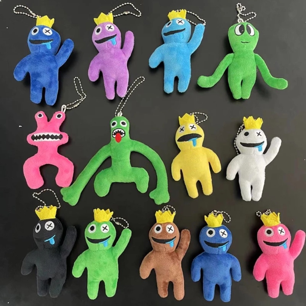Roblox Rainbow Friends Game 10Cm Móc Khóa Búp Bê Nhồi Bông Đồ Chơi Trẻ Em Quà Tặng Búp Bê Vẫy Nước Bọt Quái Vật.