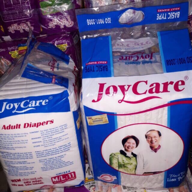 Combo 110 miếng tã dán người lớn Joycare M/L 11 miếng x 10 gói + KM