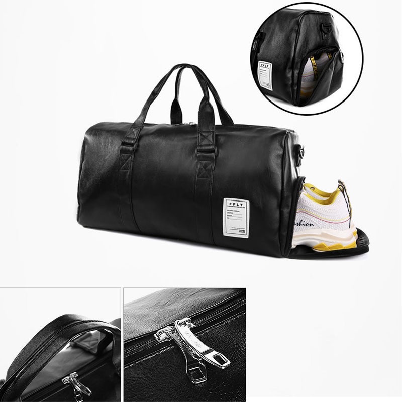 Túi xách du lịch nam nữ đa năng cỡ lớn ZAJA chất liệu da pu cao cấp thời trang thể thao chống nước