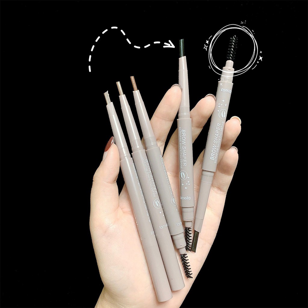 A9 Chì Kẻ Mày 2 Đầu Lameila No.752 Giúp Lông Mày Đẹp Tự Nhiên Bền Màu