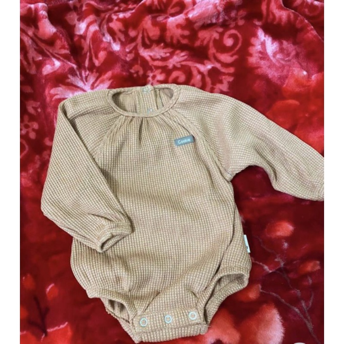 Cookie - Bodysuit chất len xốp cho bé trai, bé gái từ 3m đến 12m