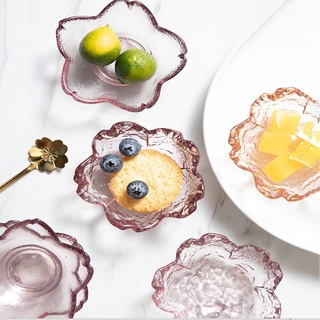 Đĩa Thủy Tinh Trong Suốt Phong Cách Nhật Bản