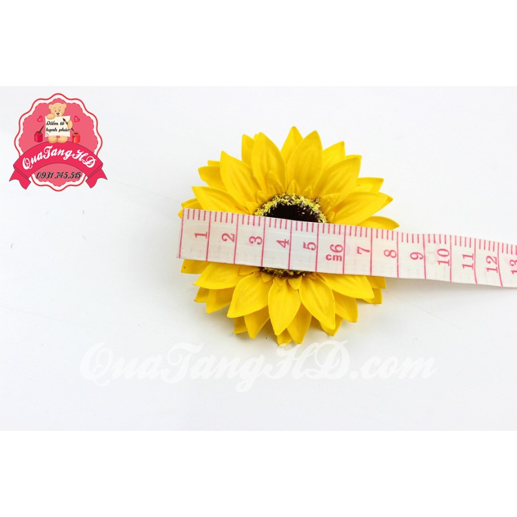 Giá Sỉ 25 Bông Hoa Hướng Dương Sáp - Nguyễn Liệu Gói Hoa Tặng 8 tháng 3