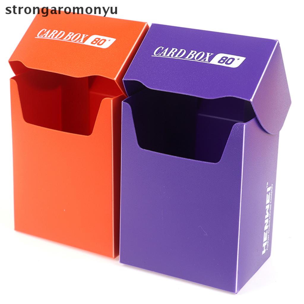 1 Hộp Đựng 80 Thẻ Bài Tcg Di Động Màu Sắc Cổ Điển