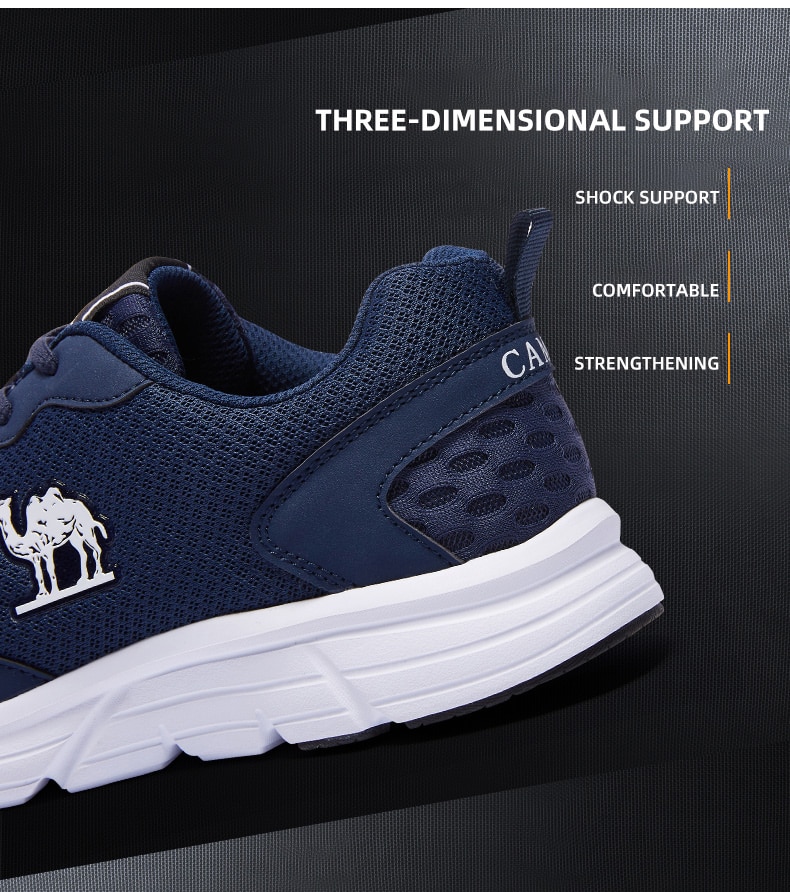 Giày thể thao CAMEL phối lưới thoáng khí phong cách năng động cho nam