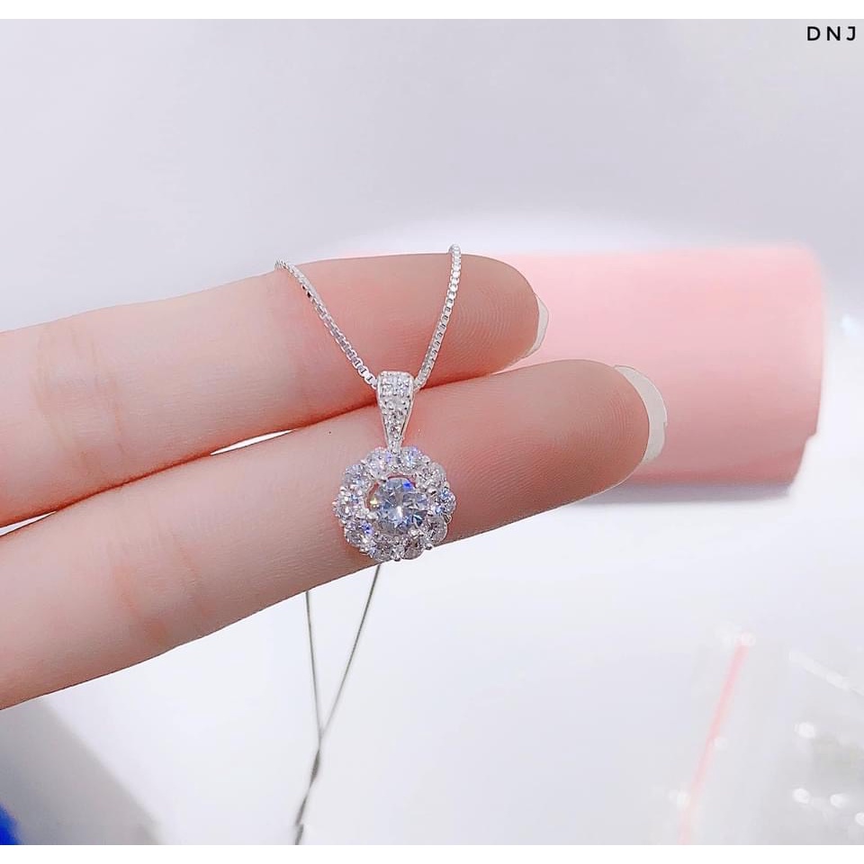 Dây chuyền nữ hình bông hoa nhỏ xinh xắn LINH MIU SILVER