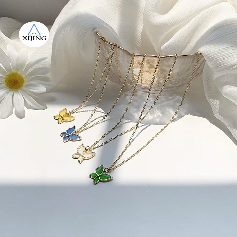 Dây chuyền mặt hình bươm bướm phong cách Hàn Quốc xinh xắn thời trang