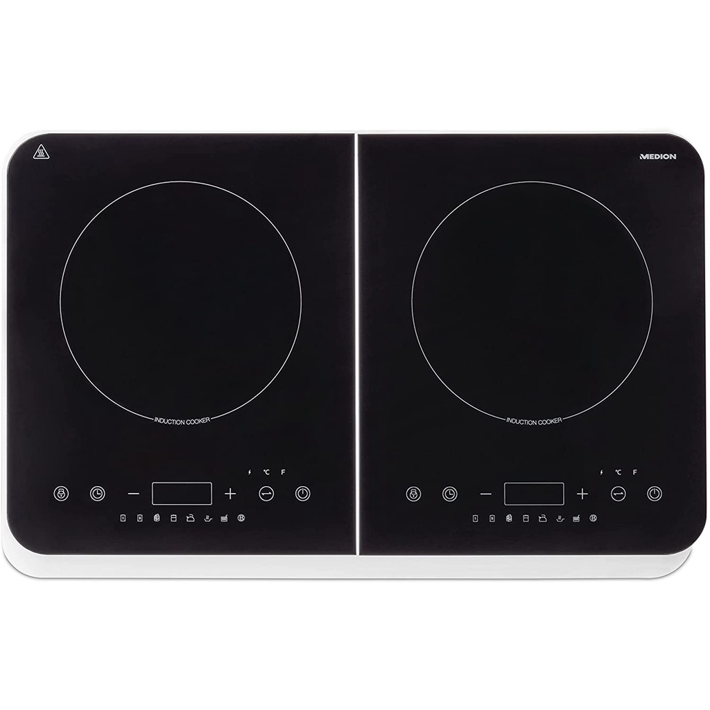 Bếp từ đôi Medion MD 18493 công suất lớn 3500W, nhập Đức