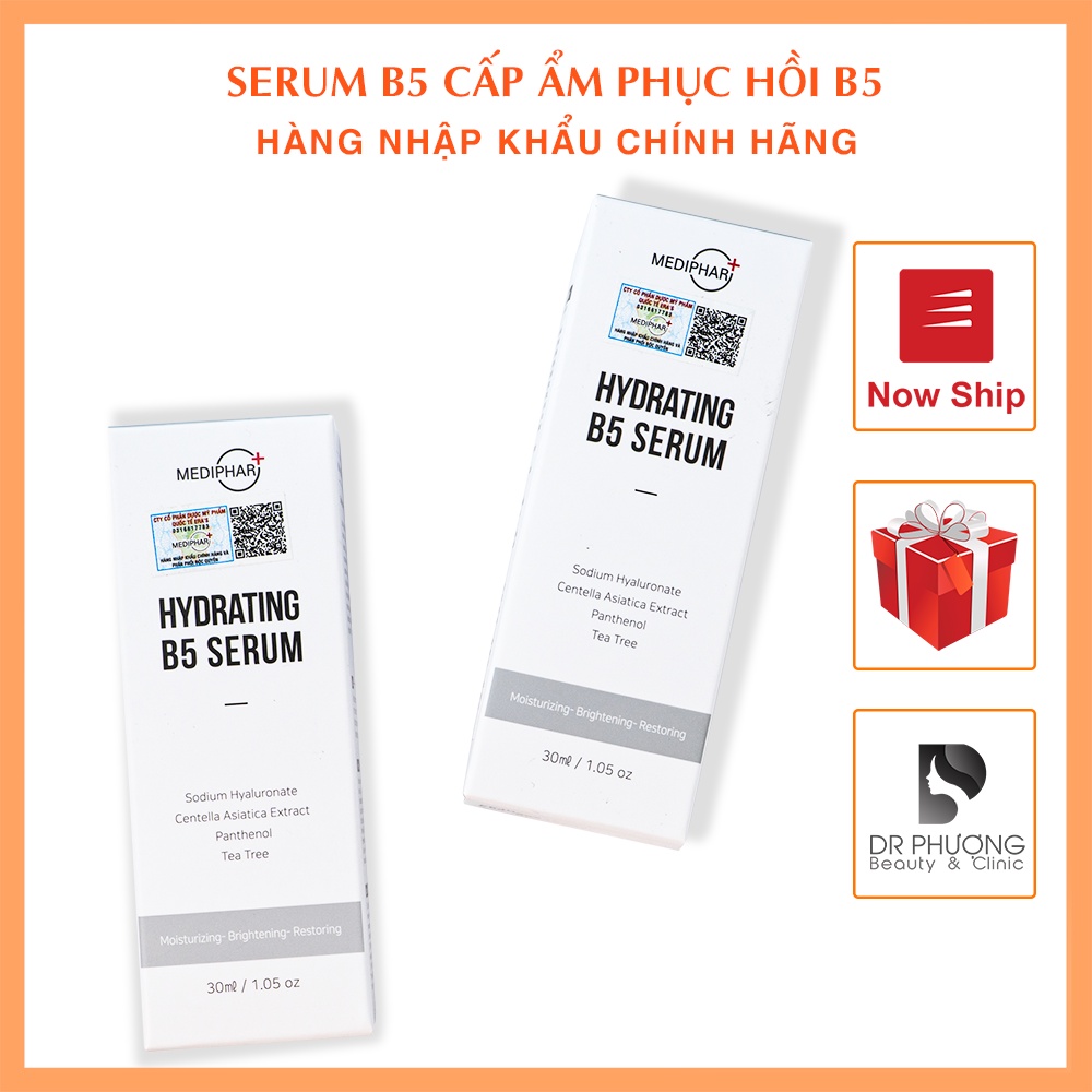 Tinh chất Serum B5 Mediphar dưỡng ẩm, phục hồi, sáng da, cấp nước, chống lão hóa 30ml - Bác sĩ Mã Phượng
