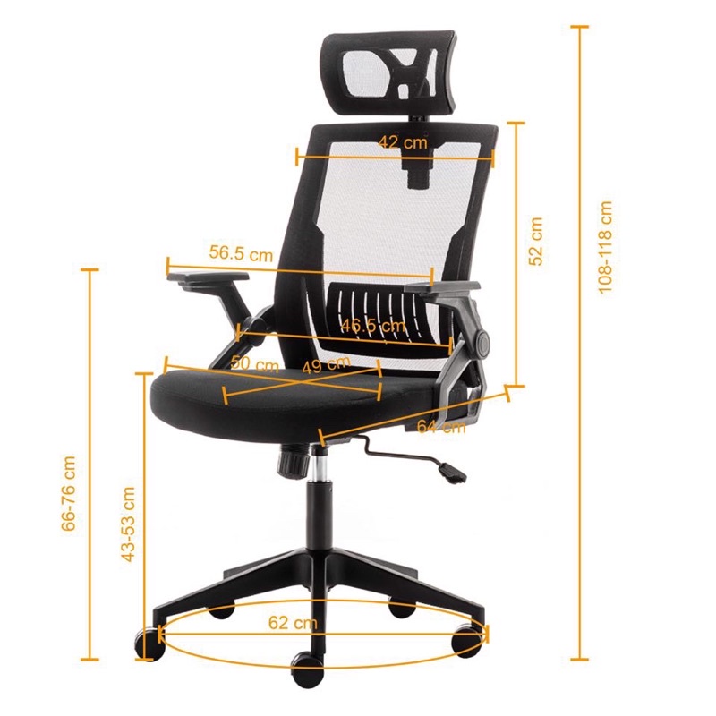 Xiaomi Manson Ergonomic Màu Trắng / Đen / Xám - Ghế Xoay Văn Phòng, Ghế Làm Việc