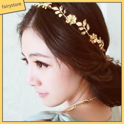 Dây buộc tóc kiểu dáng chiếc lá thời trang phong cách cho nữ