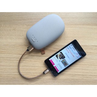 Cáp MicroUSB loại ngắn 20cm dây bện chống xoắn giá rẻ