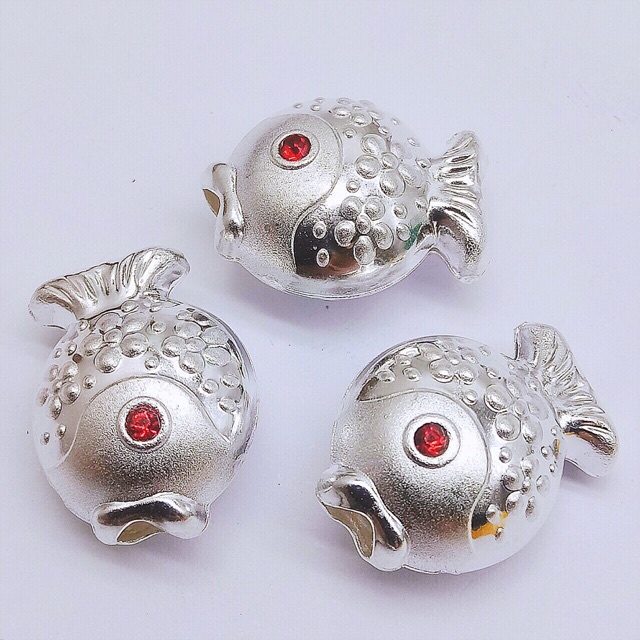 SỈ SIÊU RẺ  Charm bạc con cá/ con cá bạc hàng đẹp - Bạc xịn loại 1, PH042