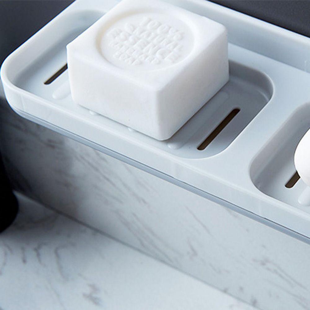 Khay Đựng Xà Phòng Gắn Tường Thiết Kế Hai Ngăn Sáng Tạo