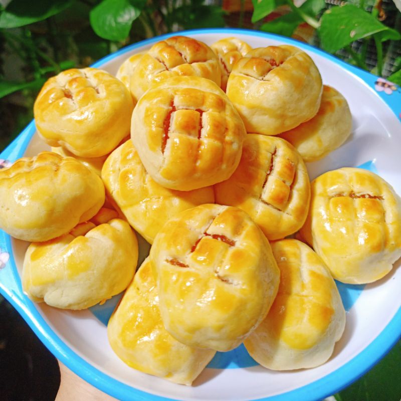 300gr Bánh dứa vỏ mềm nhà làm thơm bơ ăn là thích