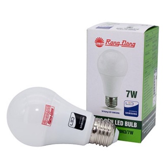 Bóng đèn led bulb a60n3/7w 7w sáng trắng, vàng đui e27 - rạng đông