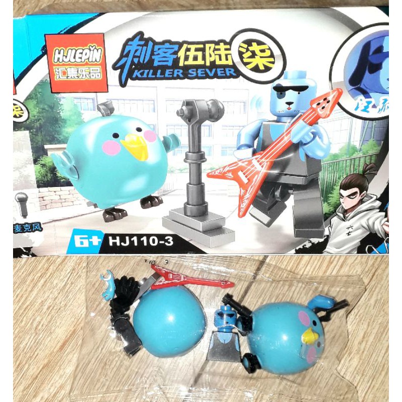 Lắp ráp 1 hộp LeGoKiller Sát thủ HJ110 có nhiều chi tiết bằng nhựa