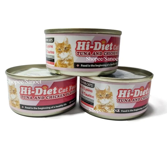 PATE DINH DƯỠNG CAO Hi-Diet CAT FOOD DÀNH CHO MÈO BIẾNG ĂN CHẬM LỚN CẦN HỒI PHỤC SỨC KHỎE