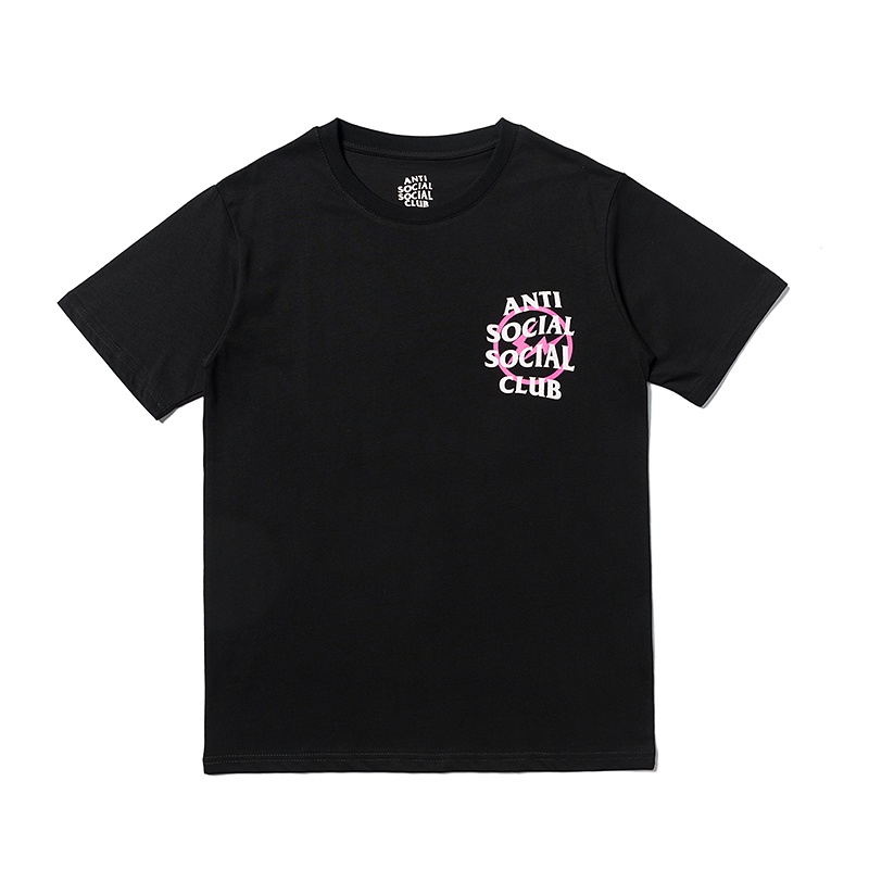 ANTI SOCIAL SOCIAL CLUB Áo Thun Tay Ngắn Dáng Rộng In Chữ ANTI SOCIAL CLUB Phong Cách Hip Hop Thời Trang Cho Nam Và Nữ