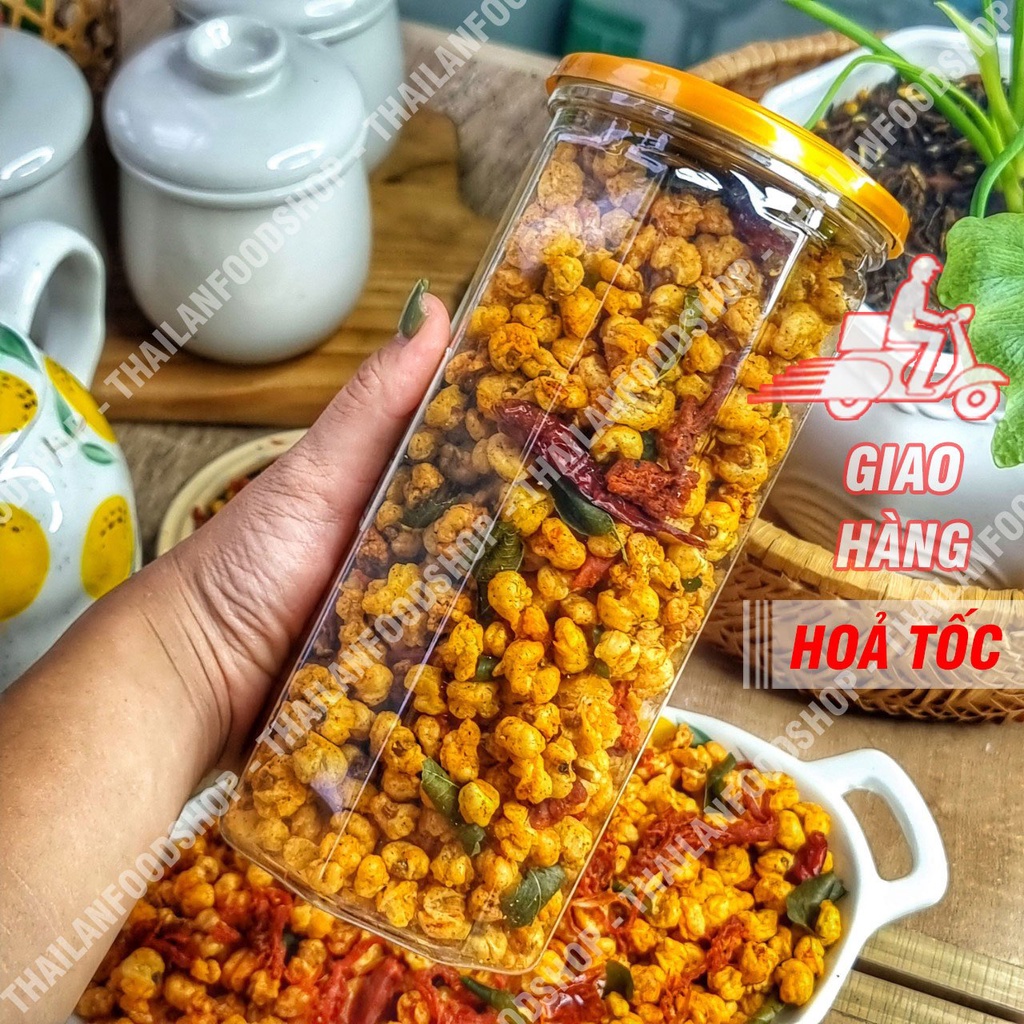 Bắp Rim Khô Bò Lá Chanh Lon 300gr