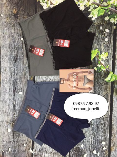 6525(freeman)sịp đùi thun lạnh 2 lưng -( hình thật+ video)
