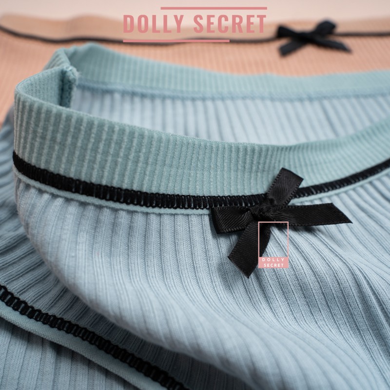 Quần lót len tăm sợi tre 100% cotton kháng khuẩn nâng mông 4D DOLLY SECRET QL002